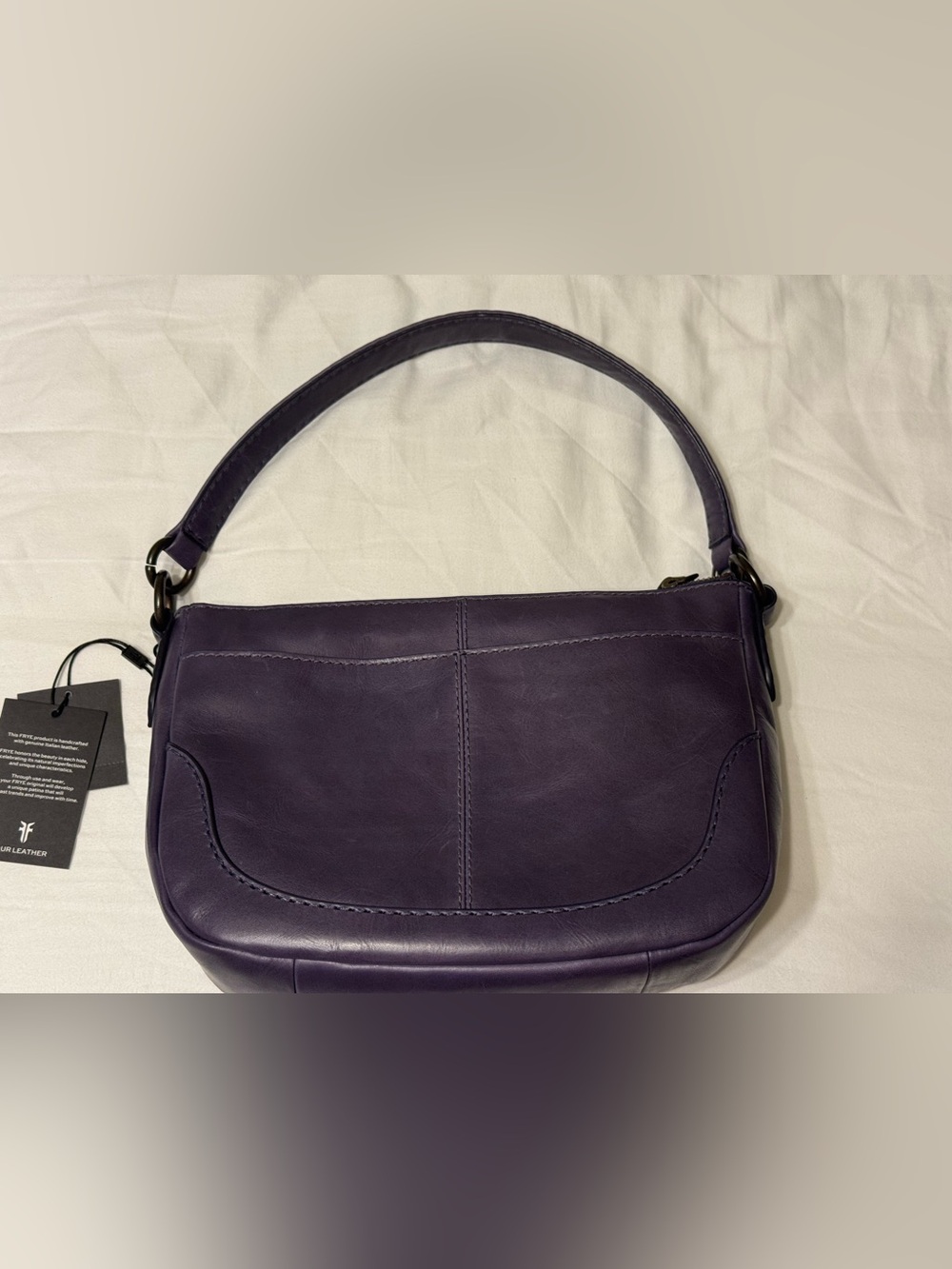 NWT Frye Melissa Crossbody in Eggplant